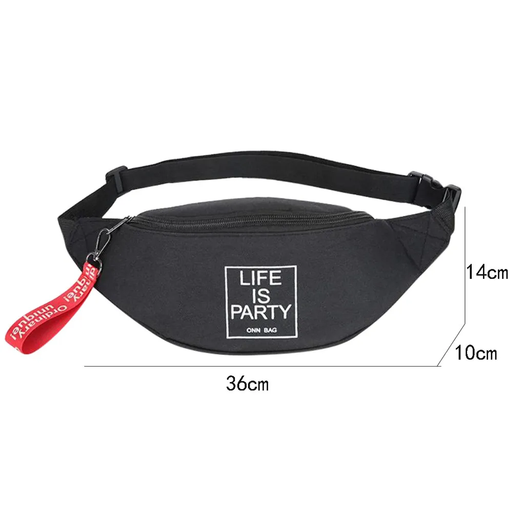 Модные холщовые поясные сумки для мужчин и женщин мессенджеры на ремне с