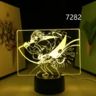 Аниме Demon Slayer 3D светодиодный лампа узуи Тенген фигурка для спальни украшение светильник манга Demon Slayer подарок 3D настольная лампа