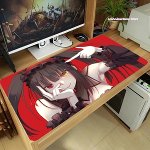 hot anime tokisaki kurumi nightmare cosplay quadratic element mouse pad laptop mice mat tabletop keyboard mat anti slip playmat free global shipping