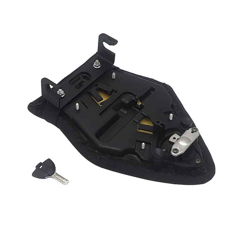 Кожаный задний коврик для пассажирского сиденья с замком черный BMW S1000RR S 1000 RR s1000rr