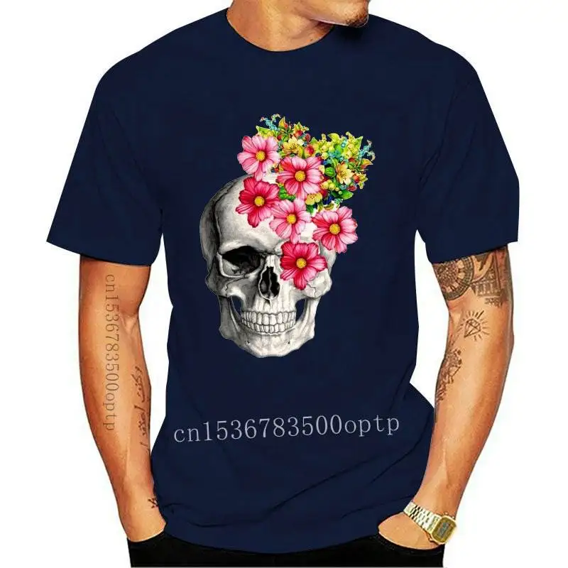 Женская Повседневная Милая модная футболка с принтом черепа 90 х годов для