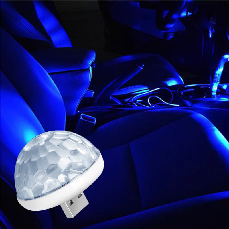 Мульти Цвет USB светодиодный звездное лазерная атмосфера окружающего проектор