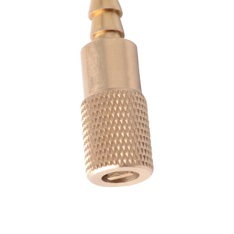 

1PC 6mm Tyre Wheel Tire Air Chuck Inflator Pump Valve Car Clip Clamp Connector Adapter dropshipping Auto Brass