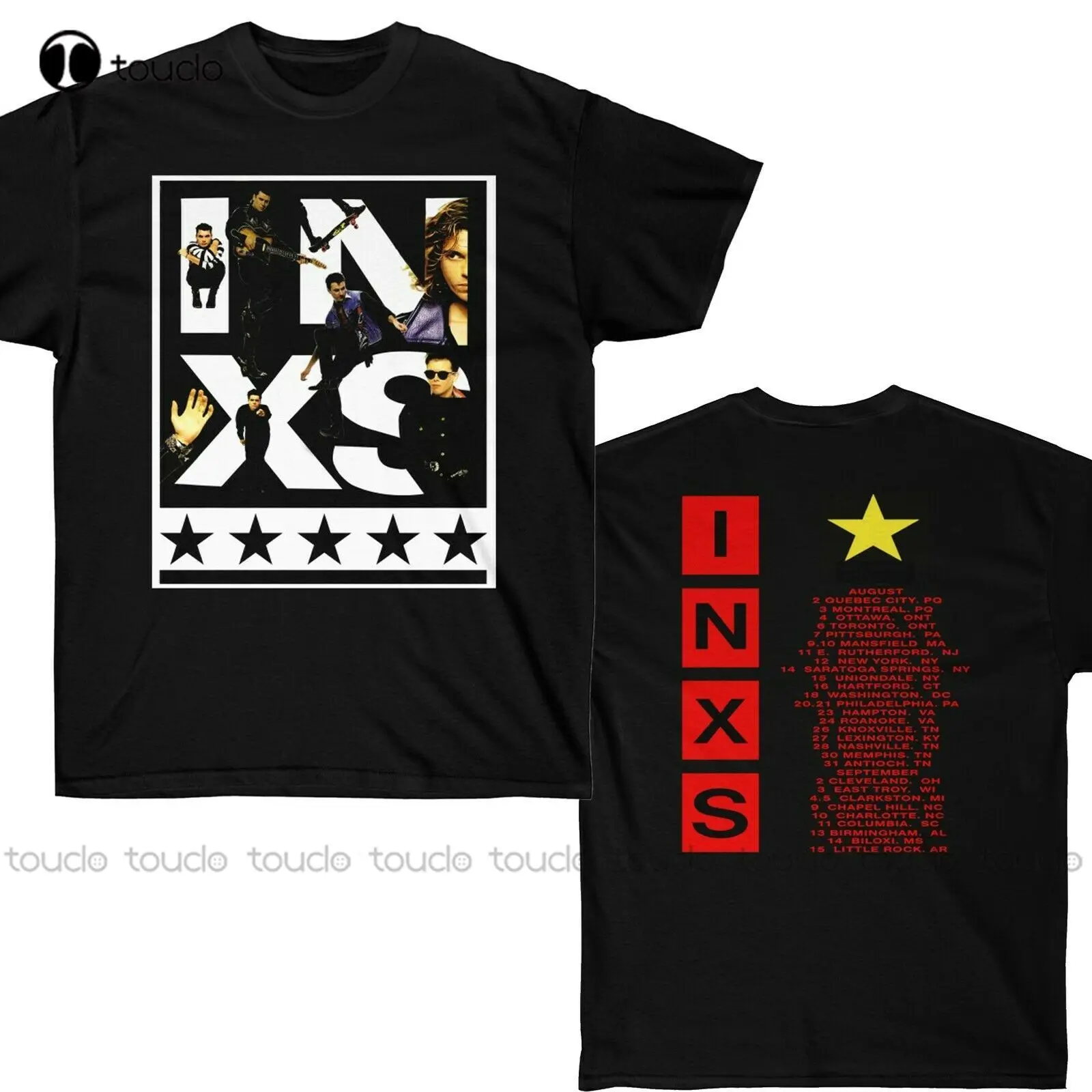 

Inxs Calling All Nations Tour | Printed Front & Back | Size S-5Xl T-Shirt #128 Cotton Tee Shirt graphic tshirts for men Unisex