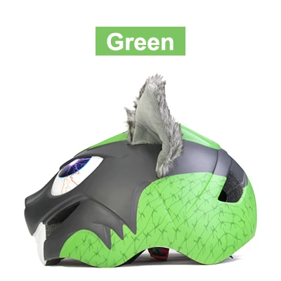green Helmet Mosodo детские велосипедные шлемы Сверхлегкий детский дорожный велосипедный шлем для катания на лыжах светодиодный фонарь - Цвет: green Helmet