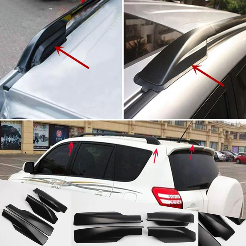 Рейлинги на крышу, Защитная крышка для Toyota Rav4 2008-2012, автомобильные аксессуары черного цвета
