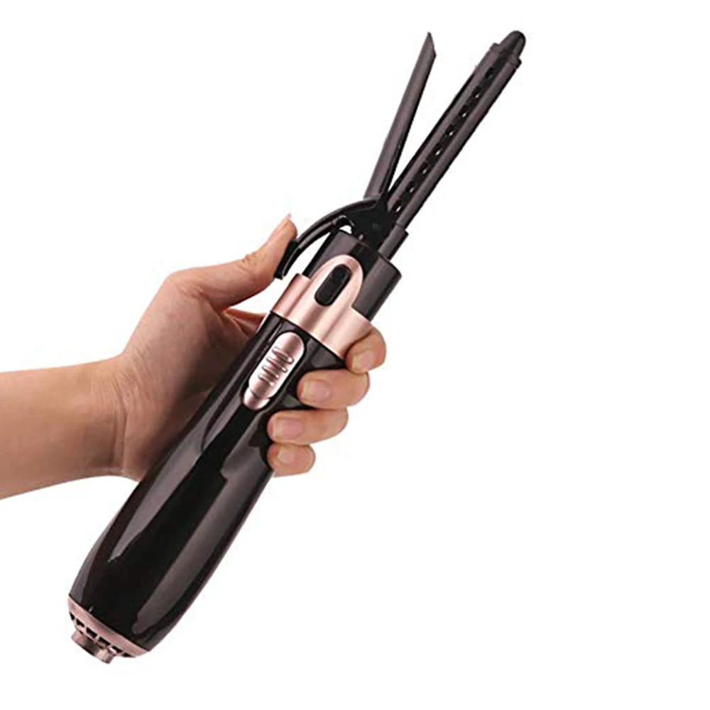 

4 In 1 Electric Hair Blow Dryer with Brush Comb Straightener Curler Heads Fast Hair Curling Irons Styling Machine Portable Hair