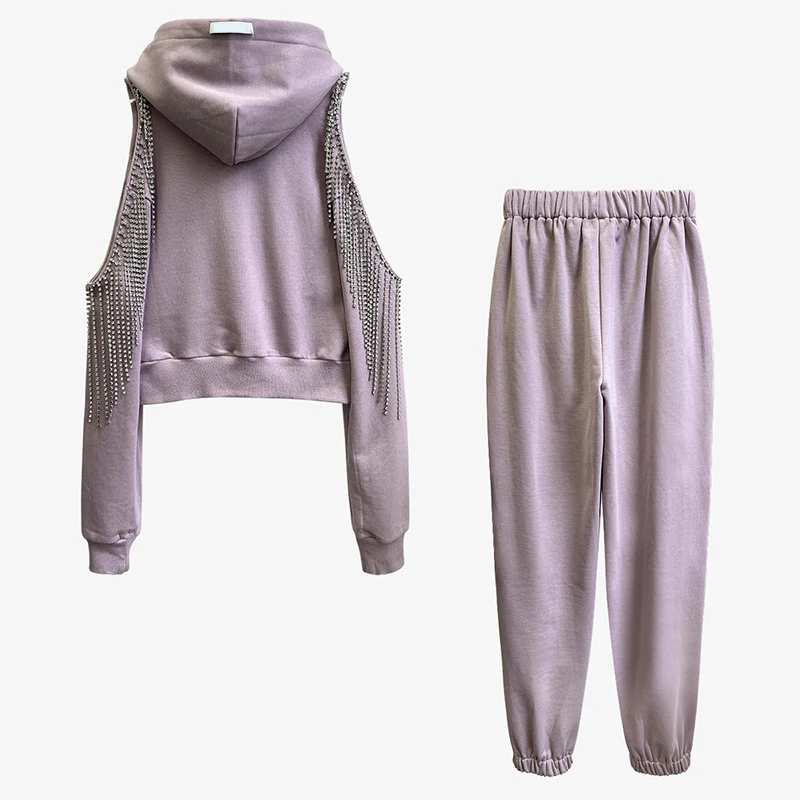 TWOTWINSTYLE повседневный комплект из двух предметов для женщин v-образный вырез