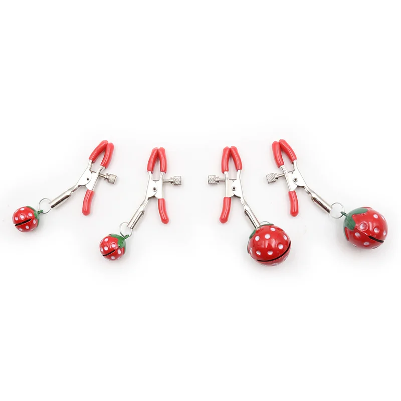 2019 БДСМ бондаж секс для сосков Зажимы эротический SM клубничный зажим груди Фетиш