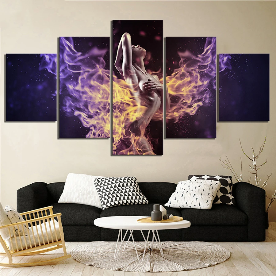 5D полный квадратный круглый 5 панелей Сексуальная фотокартина из страз Набор для