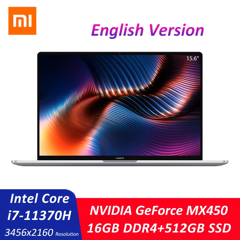 2021 Xiaomi Mi ноутбук MacBook Pro 15 Intel Core i7 11370H 16 Гб DDR4 512GB SSD 6 Inch 3 5 K OLED экран для ноутбука 100%