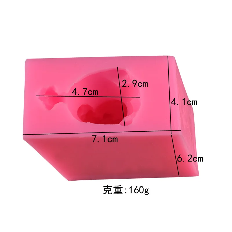 Силиконовые формы для мыла милые в виде единорога медведя инструменты украшения