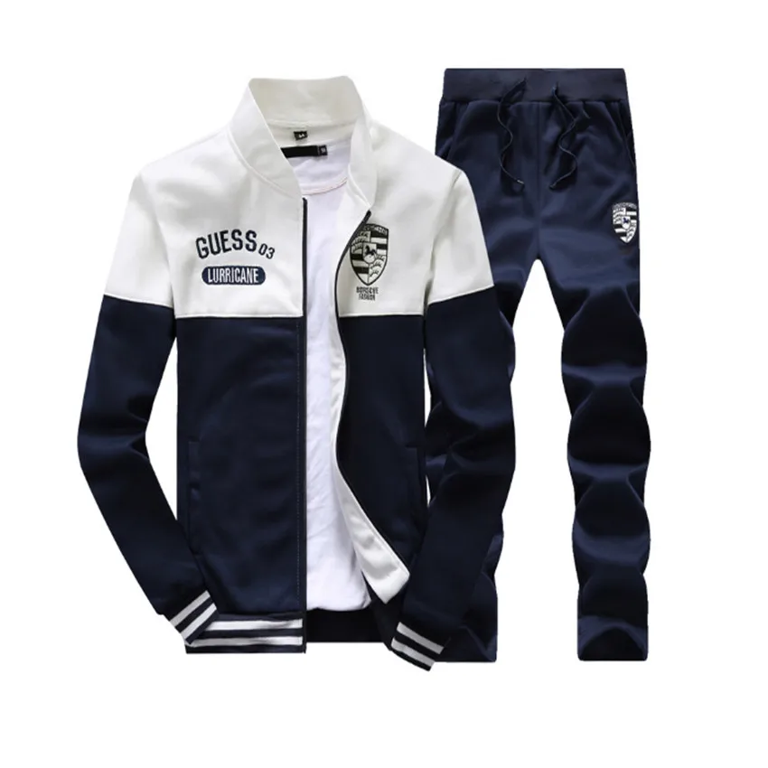 Мужской спортивный костюм модный фирменный в стиле пэчворк из двух предметов: