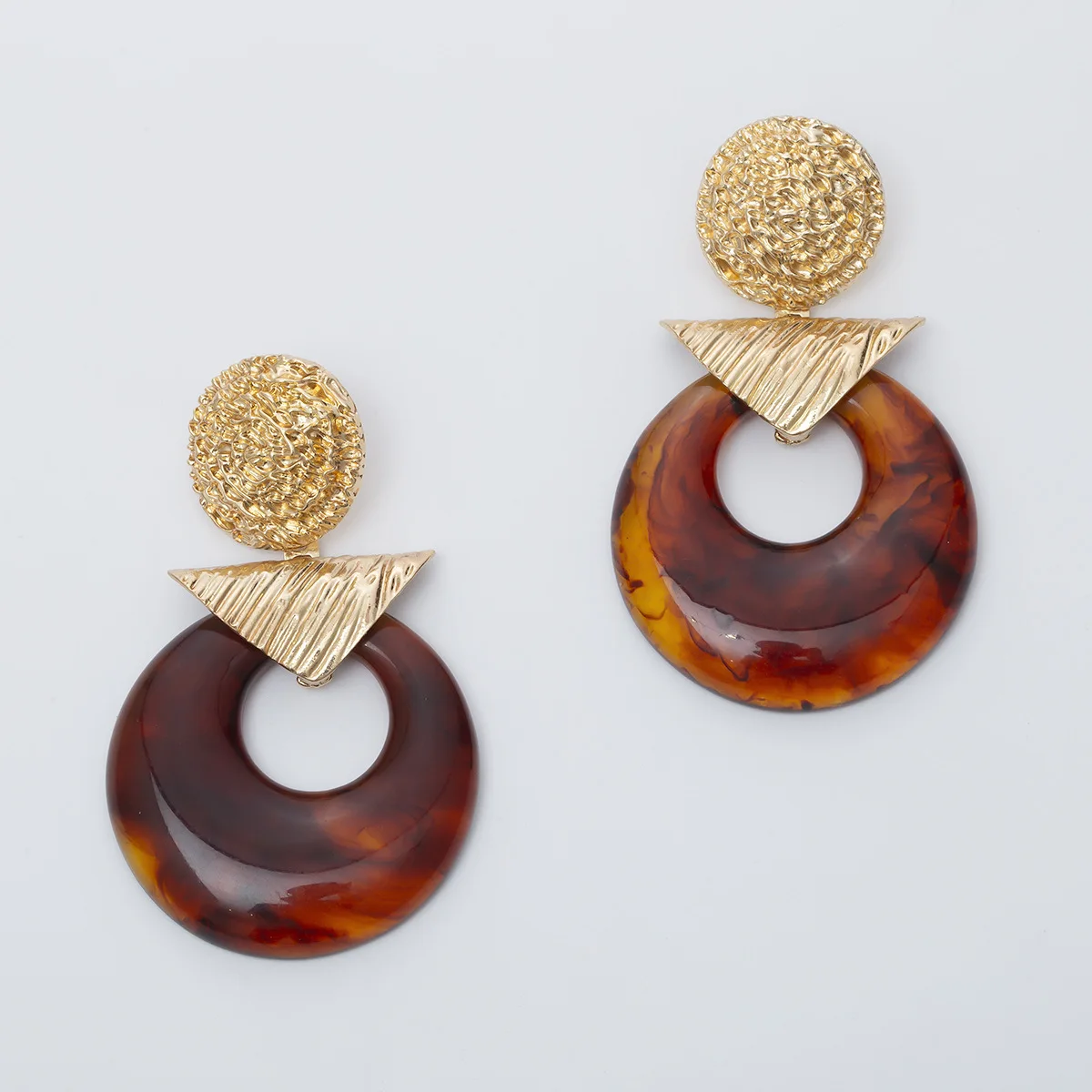 Винтажные этнические серьги для женщин массивные золотые Висячие Серьги