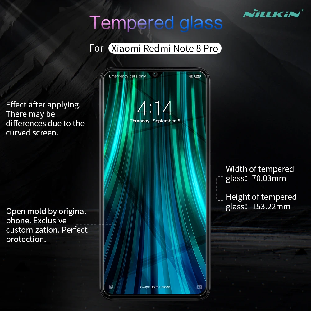 Защитная пленка Nillkin H + Pro для Xiaomi Redmi Note 8 закаленное стекло | Мобильные телефоны и