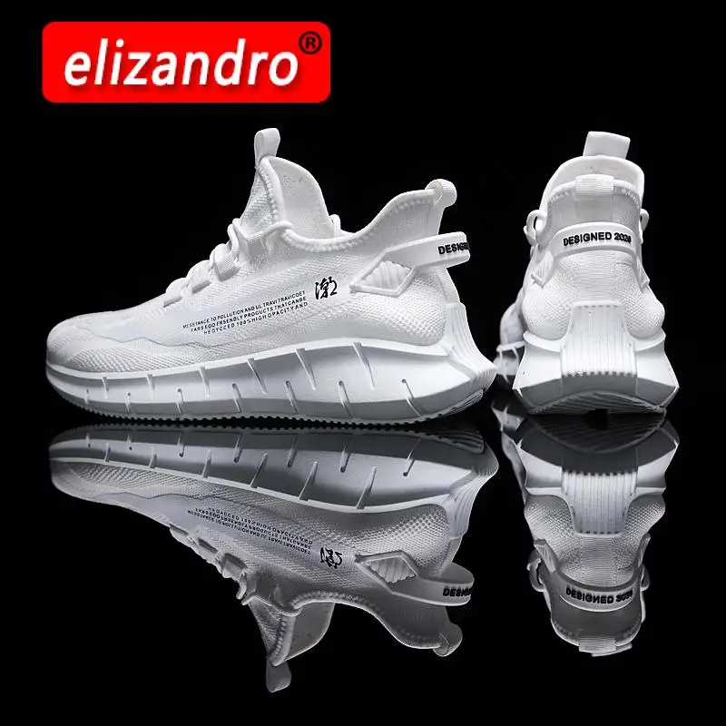 

Мужские кроссовки для бега, легсветильник, дышащие, всесезонные, 2021