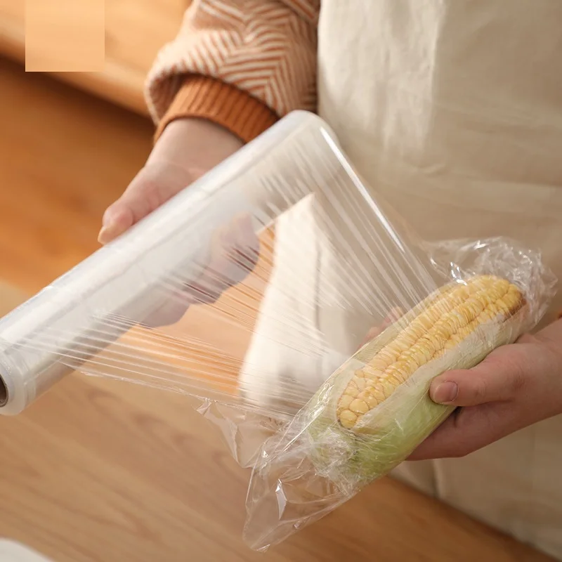 30 смШирина прозрачная пластиковая упаковка пищевая пленка для кухни супермаркет