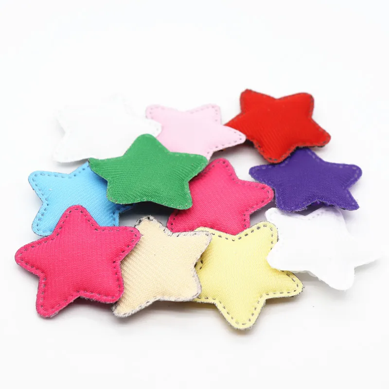 11 шт. двухсторонние патчи с блестками и аппликацией в виде звезды для заколок