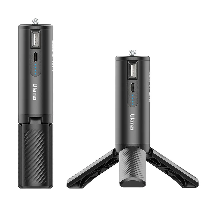 

Ulanzi BG-4 Mini Tripod With 5000mAh Power Bank Hand Grip Monopod Portable Tripod For GoPro Camera Phone Holder With 1/4 Screw