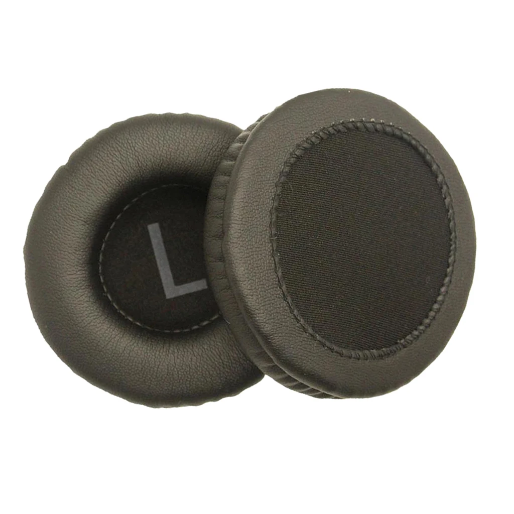 

55x55mm Soft Ear Pads Earpad Pillow Cushion Cover for Headset Black