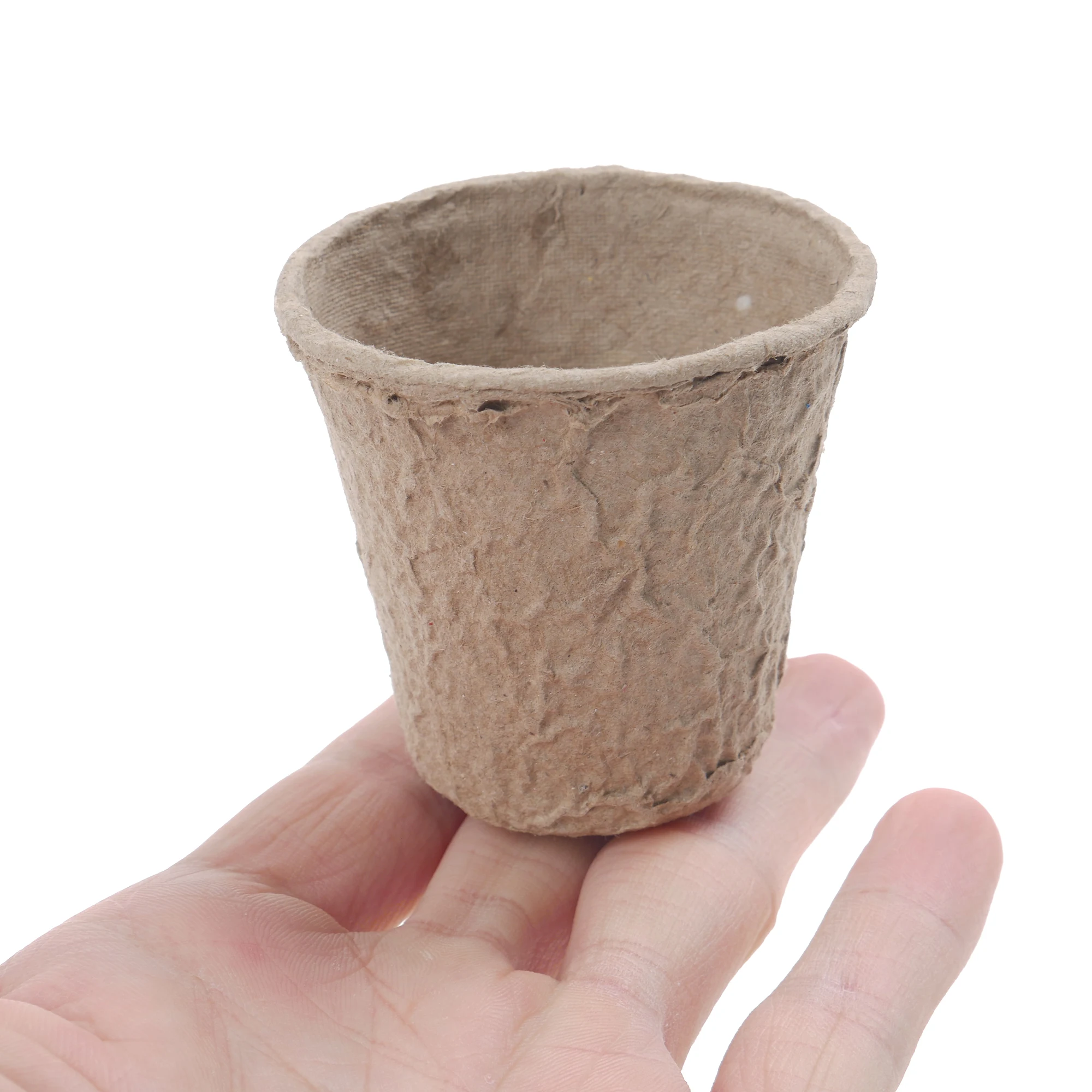 50 Pieces 6cm Round Peat Pots Plant Seedling Starters Cups Nursery Herb Seed Tray Planting Tools Garden Supplies | Дом и сад