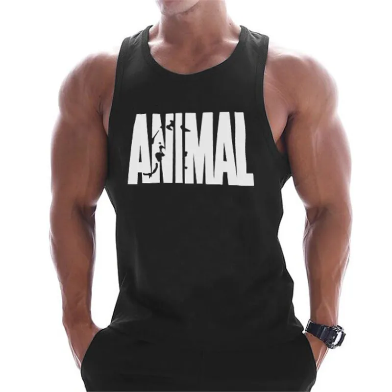 Фитнес Новинка 2019 хлопок мышцы рубашка брендовая одежда майка для мужчин без