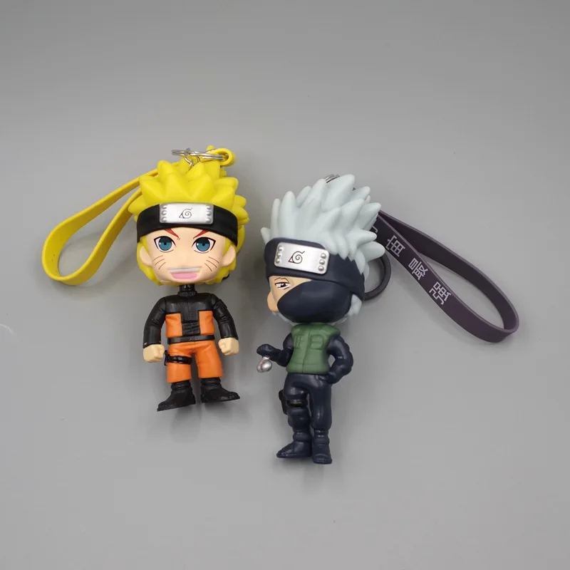 

New Hot Style Naruto Keychain Kakashi-Coated Figurines Key Chain Bag Pendant Accessories Keyring Gift Boy Students