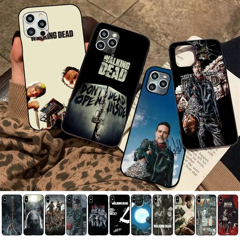 

MaiYaCa The Walking Dead Phone Case for iPhone 11 12 13 mini pro XS MAX 8 7 6 6S Plus X 5S SE 2020 XR case