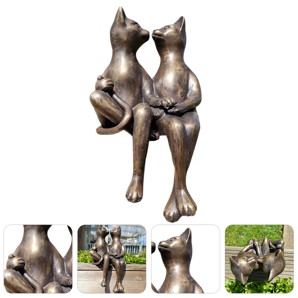 

1 шт., статуэтка кошки из смолы