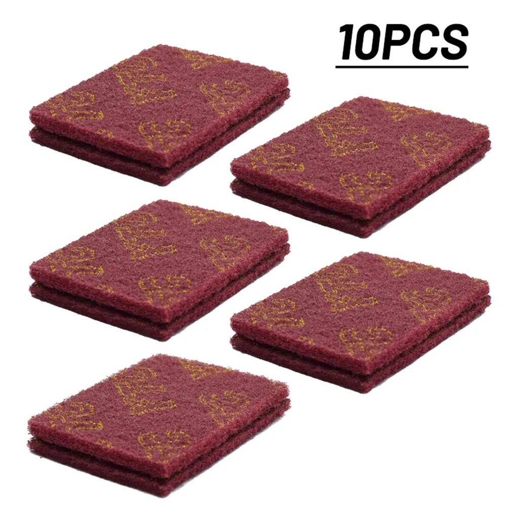 

Wire Draw 10pcs Scouring Pads Abrasive Decontamination Derust Multi-function