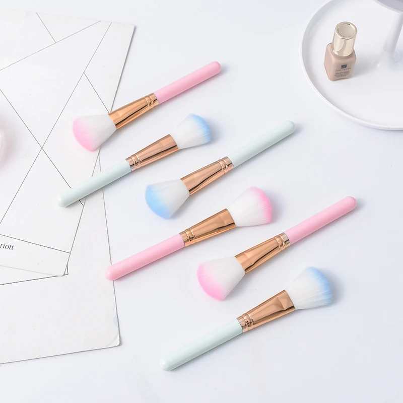 YALIAO профессиональные румяна рассыпчатая пудра Кисть для макияжа лица щек