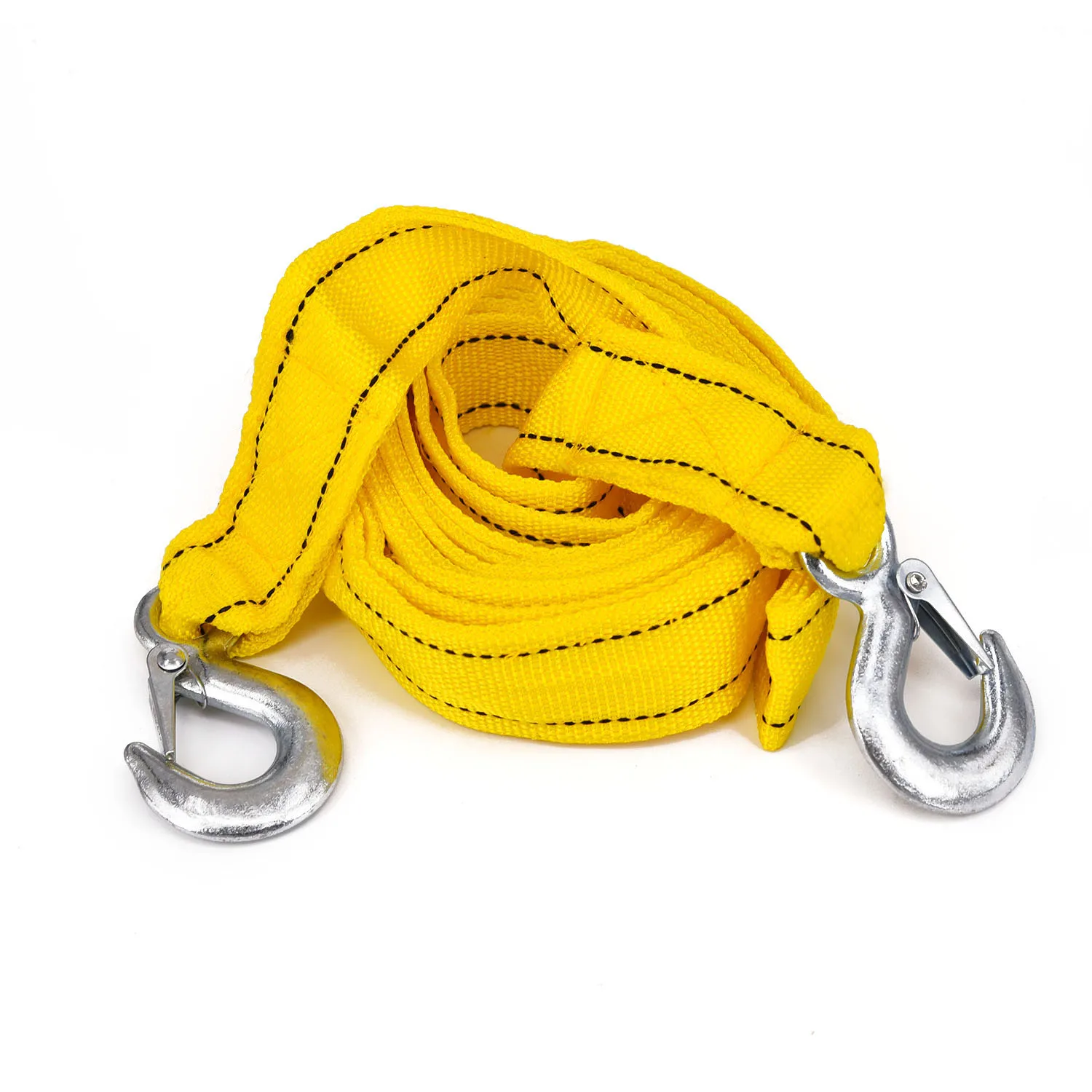 

Heavy Duty Cable 13 Feet Van 5 Tons Car Strap With 2 Hooks Auto Tools High Quality Durable Accessories