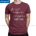 Мужские футболки с изображением лагрангов вселенной, квантовая механика, физика, наука, физический гик, топы для отдыха, футболки с круглым вырезом, летние футболки