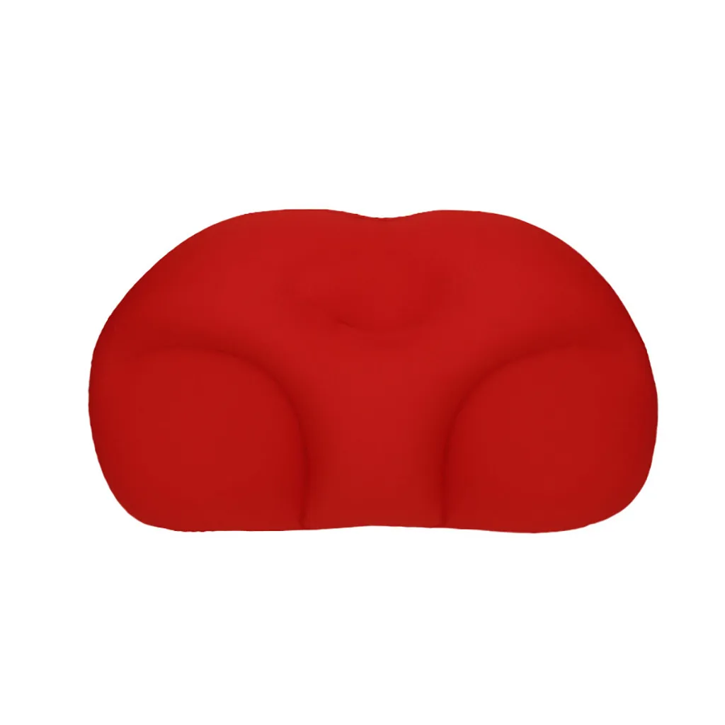 red Подушка 2019top подушки для сна поролоновые частицы поясная подушка для шеи моющаяся комфортная облегчающая боль дышащая Oreiller g90918 - Цвет: red