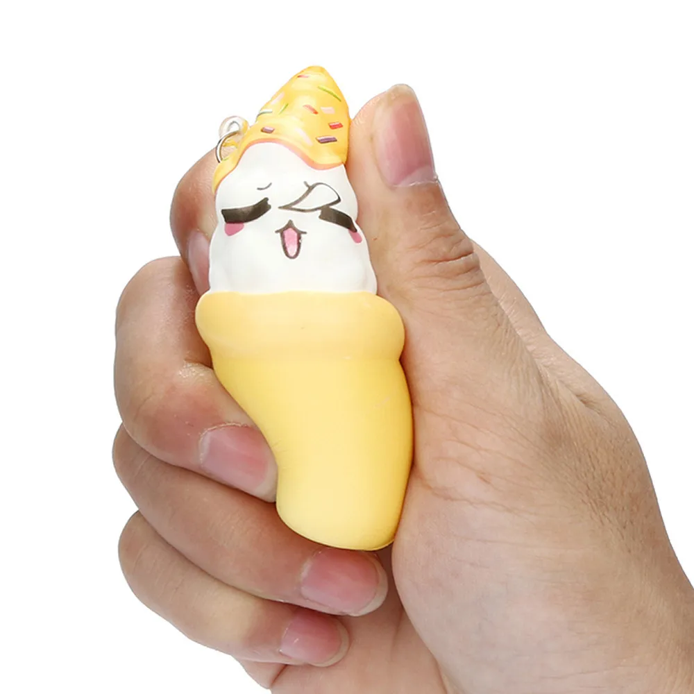 

New Squishy Kawaii Ice Cream Slow Rising Gags Practical Jokes Funny Toy Squish Antistress Squishies Squeeze Food Wholesale