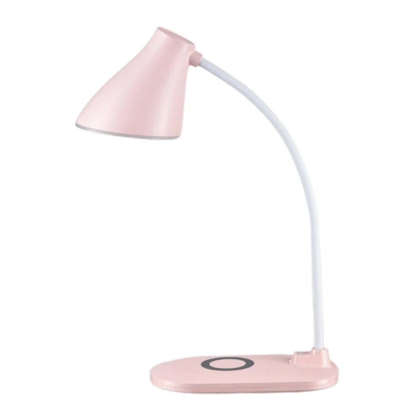 USB беспроводное зарядное устройство Светодиодная настольная лампа с сенсорным