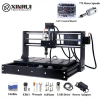 upgraded cnc 3020 er11 engraver machine diy wood router cutter laser engraving use with grbl control support offline