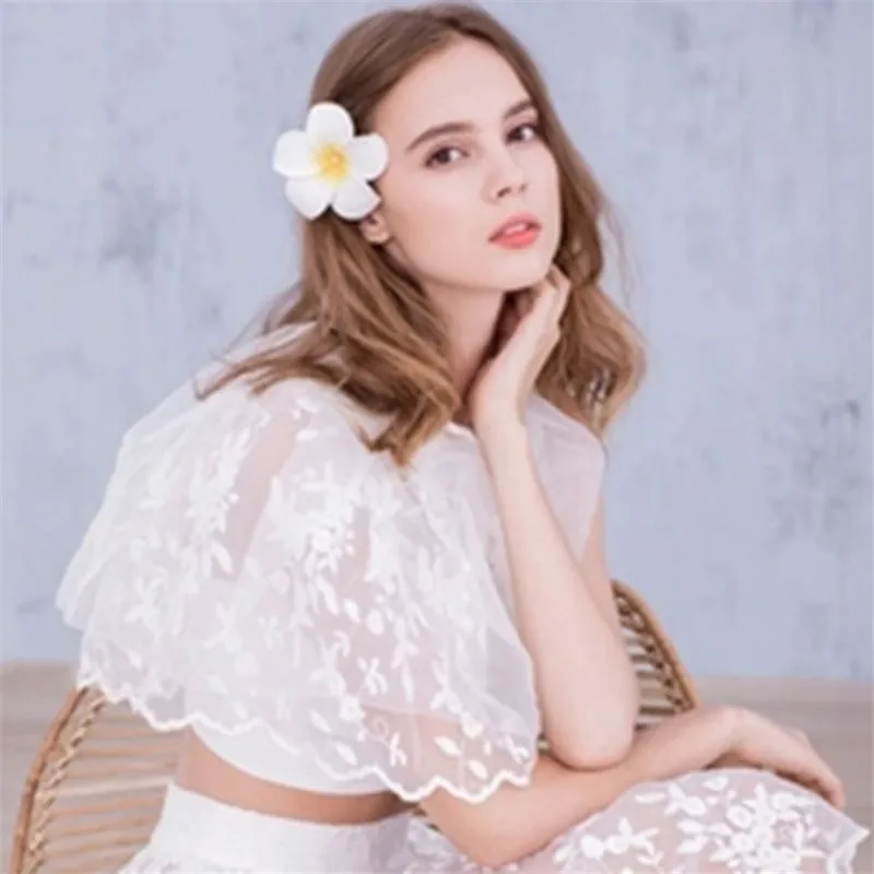30 шт наряды на возраст от 5 до 9 см Frangipani задний фоняйцо цветок головки PE