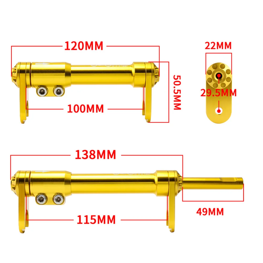 

1 Set Folding Bike Easy Wheel Telescopic Rod Compatible for Brompton Rear Rack