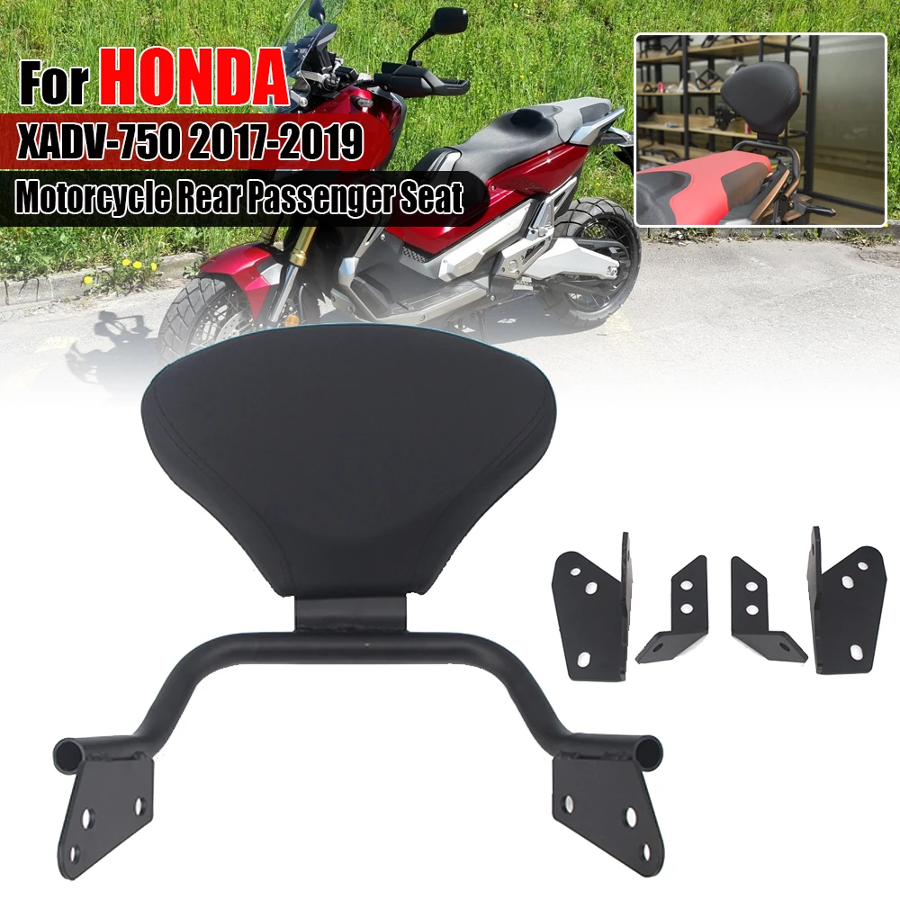 

For Honda XADV750 X-ADV 750 XADV 750 Motorcycle Rear Passenger Seat Detachable Cushion Pad Backrest Sissy Bar 2017 2018 2019
