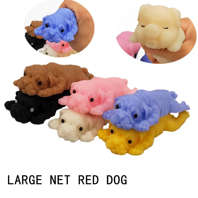 

Anti-Stress Cute Puppy Squishy Dog Pig Fidget Soft Anxiety Relief Stress Decompression Sensory Squeeze Toys For Kids Adults Gift