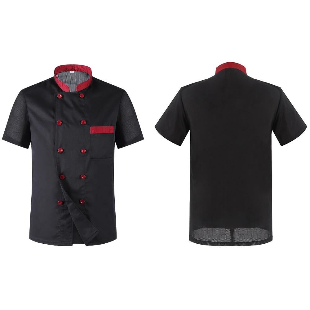 Двубортная куртка шеф повара рабочая одежда для кухни ресторана униформа