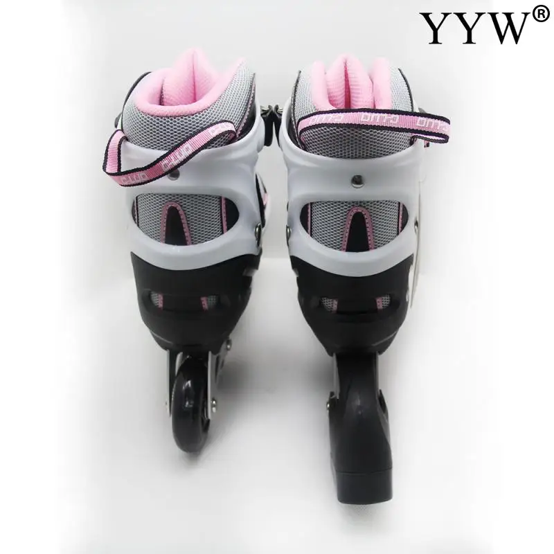 Роликовые коньки для девочек детей и женщин обувь катания на коньках сдвижные