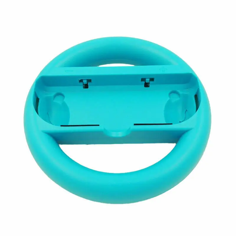 

1 Pair Red+Blue Hand Grip Steering Wheel Wheels For NS Nintendo Switch Joy-Con Controller Blue Red