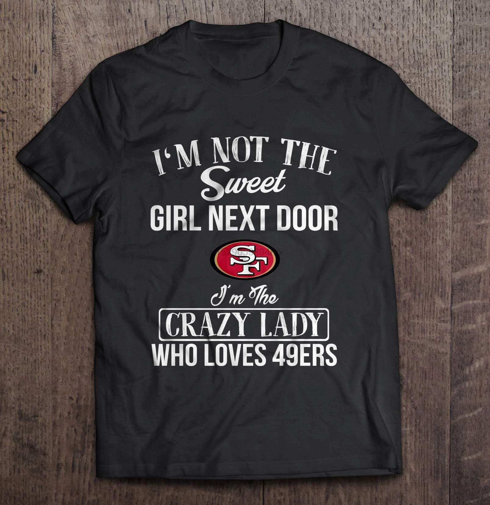 Забавная Мужская футболка модная с надписью I'm Not The Sweet Girl и Crazy Lady которая любит