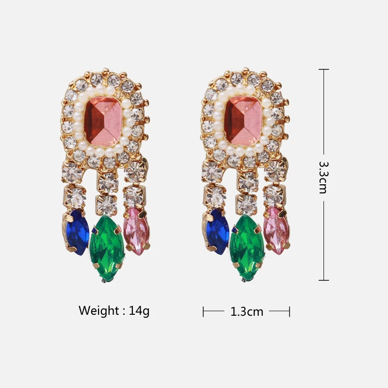 Ztech 32 дизайн синий кристалл/Кисточка/смолы Eearrings pendientes mujer moda Za новые большие массивные Оптовые аксессуары для ушей