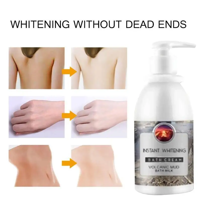 

Silky Body Whitening Body Wash Lotion 260g Volcanic Whitening Body Wash Cleaning Fast Remove Whole Shower Body Gel Mud Gel R1N7