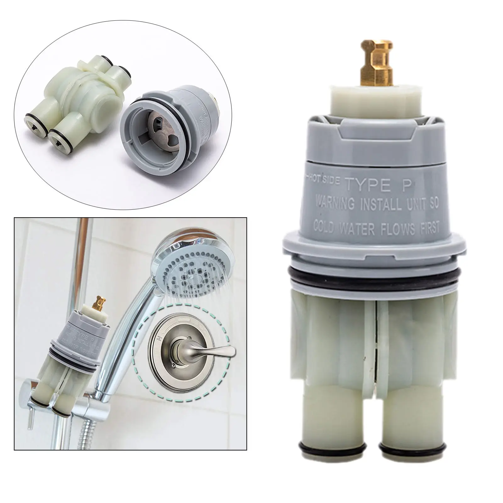 RP46074 картридж для душа набор в сборе Дельта с одной ручкой Универсальный клапан