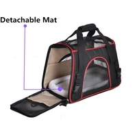 pet dog handbag outdoor travel carrier with soft mat airline approved dogs bag for cat dogs carrier shoulder bag pet supplies