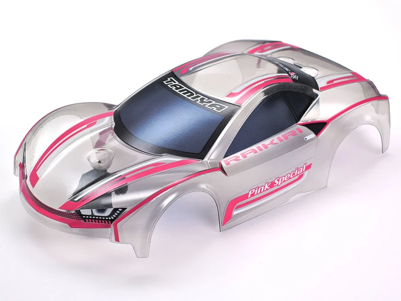 1 шт. 95486 RAIKIRI Tamiya Mini 4WD автомобиль MS шасси серый корпус из поликарбоната Розовая